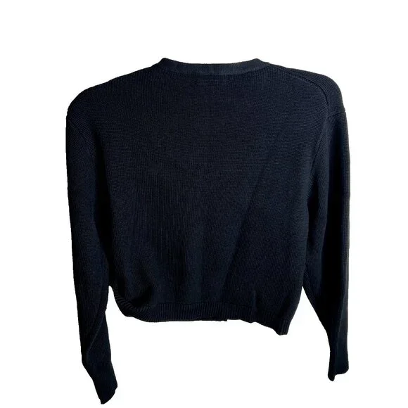 NWT J.Crew $128 New relaxed Emilie sweater lady jacket Black Size M - Picture 8 of 8